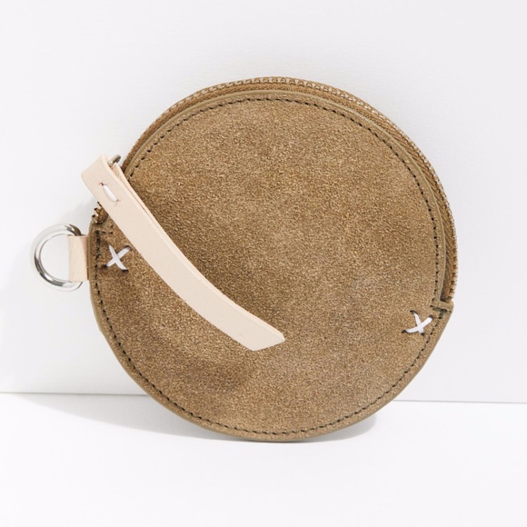 suede coin pouch